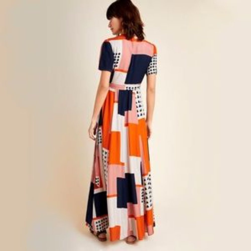 NWT Anthro Melina Maxi Dress S - Picture 2 of 3